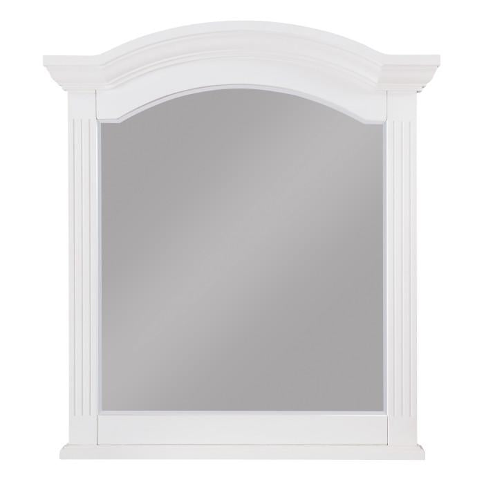 Meghan Mirror in White 2058WH-6 - U&U Home Budget Furniture (Carteret, NJ)