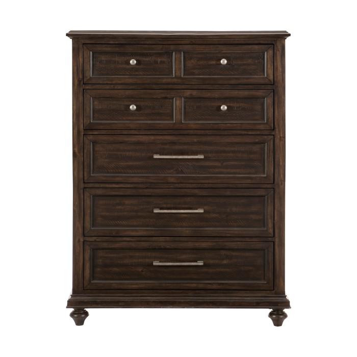 Cardona Chest in Driftwood Charcoal 1689-9 - U&U Home Budget Furniture (Carteret, NJ)
