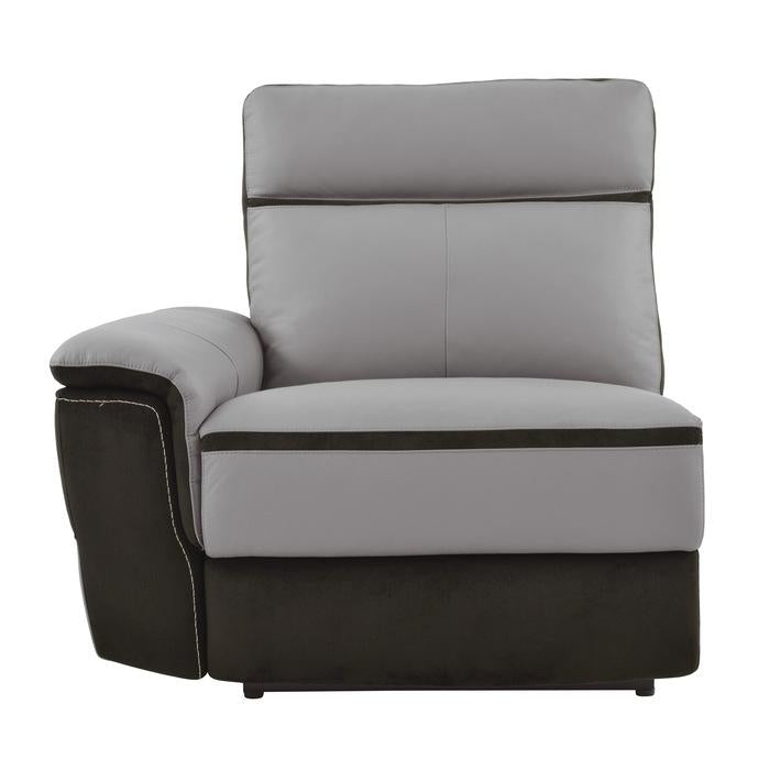 Laertes Power LSF Reclining Chair in Taupe Gray 8318-LRPW - U&U Home Budget Furniture (Carteret, NJ)