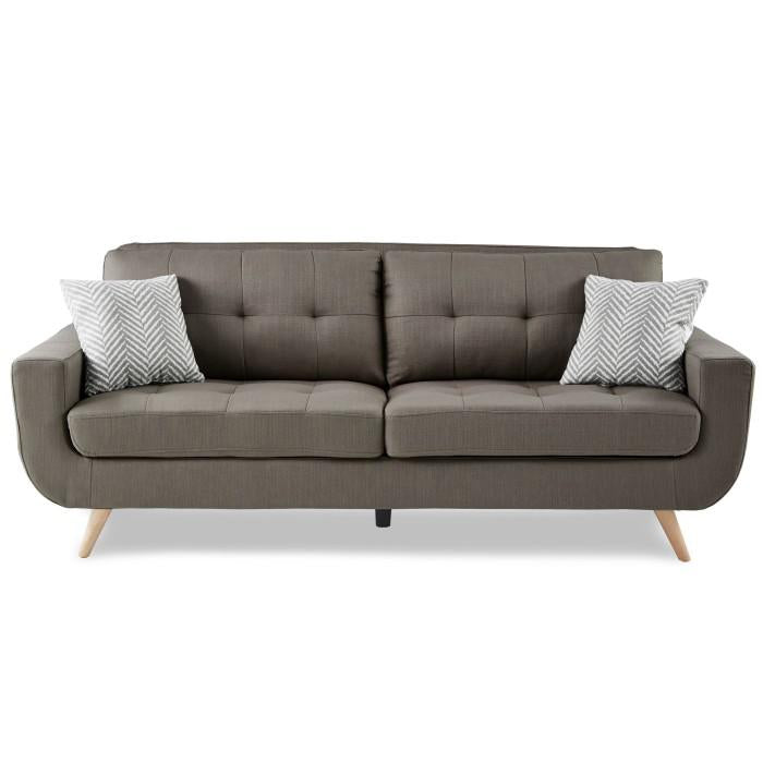 Deryn Sofa in Gray 8327GY-3 - U&U Home Budget Furniture (Carteret, NJ)