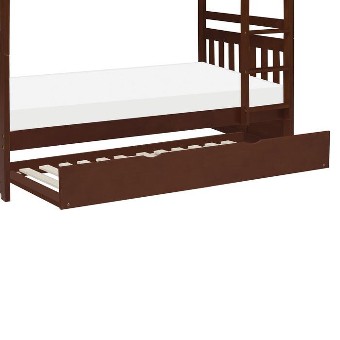 Rowe Twin Trundle in Dark Cherry B2013DC-R - U&U Home Budget Furniture (Carteret, NJ)