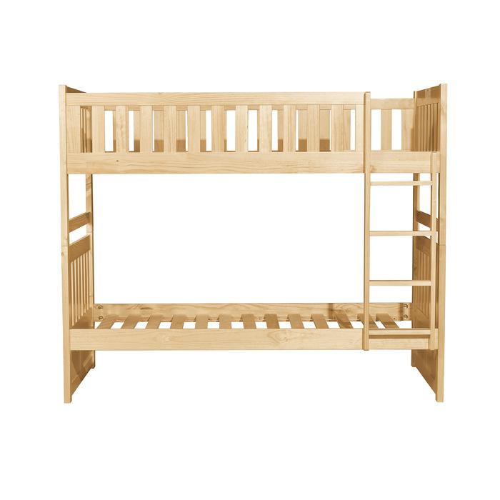 Bartly Twin/Twin Bunk Bed in Natural B2043-1* - U&U Home Budget Furniture (Carteret, NJ)