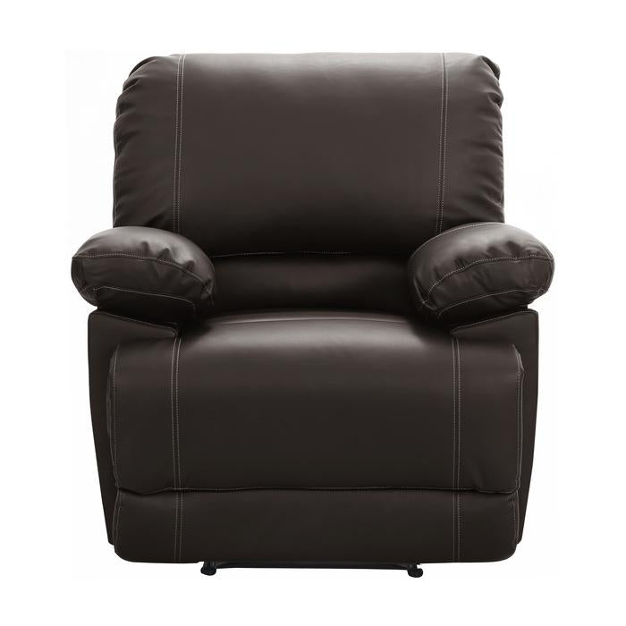 Cassville Double Reclining Chair in Dark Brown 8403-1 - U&U Home Budget Furniture (Carteret, NJ)