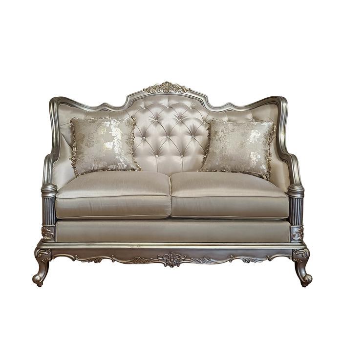 Florentina Loveseat in Taupe 8412-2 - U&U Home Budget Furniture (Carteret, NJ)