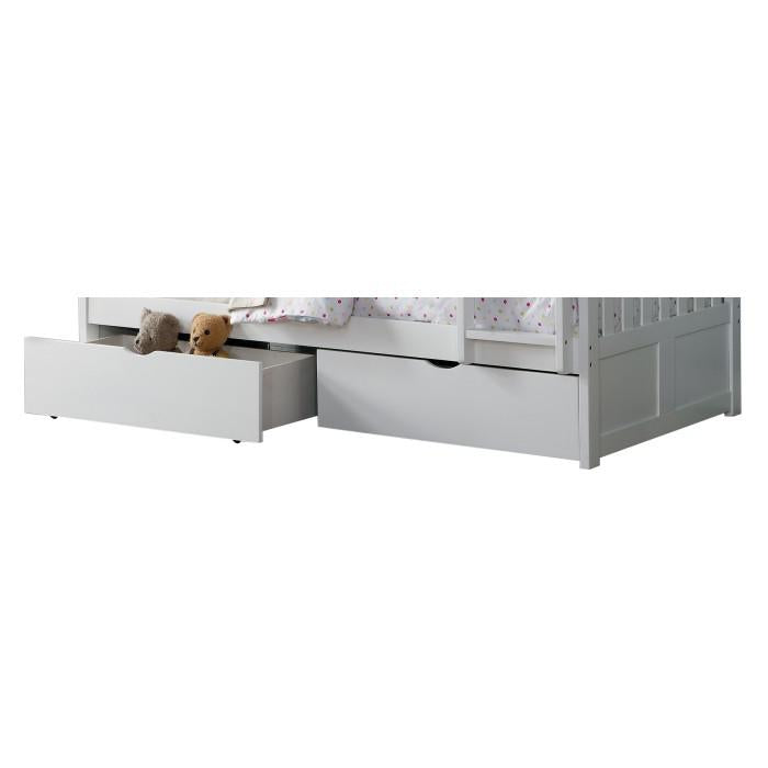 Galen Storage Boxes in White B2053W-T - U&U Home Budget Furniture (Carteret, NJ)