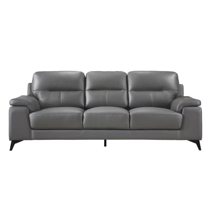 Mischa Sofa in Dark Gray 9514DGY-3 - U&U Home Budget Furniture (Carteret, NJ)