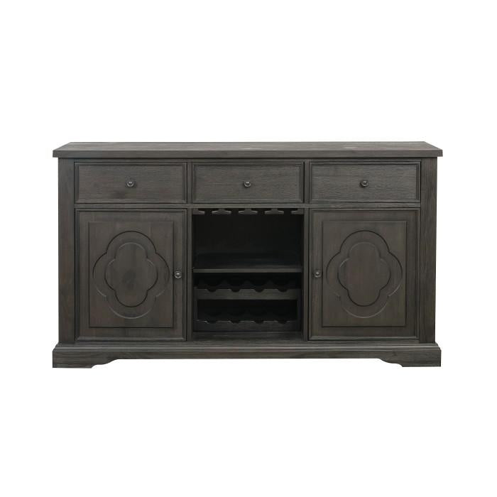 Arasina Server in Dark Pewter 5559N-40 - U&U Home Budget Furniture (Carteret, NJ)