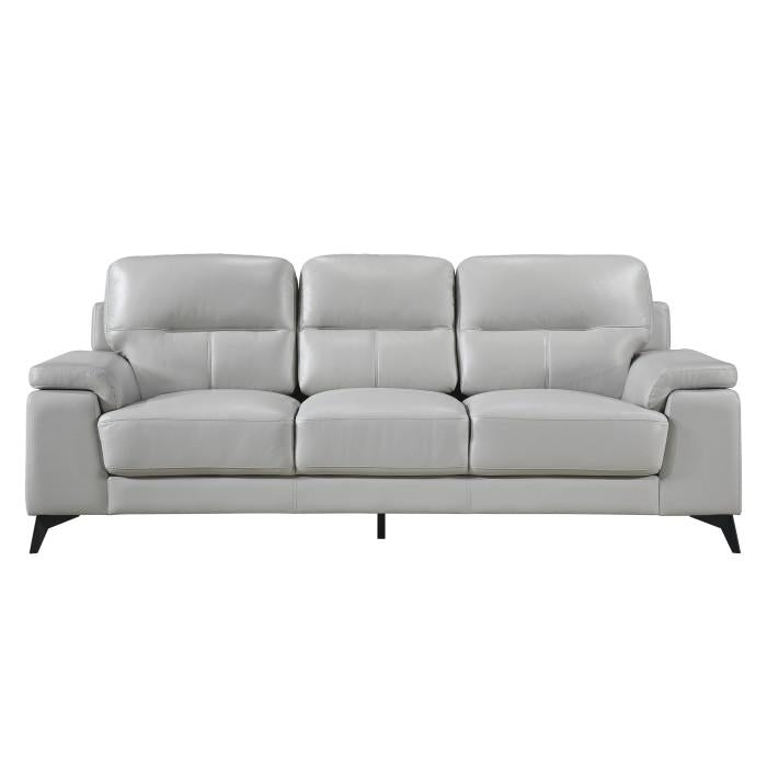 Mischa Sofa in Silver Gray 9514SVE-3 - U&U Home Budget Furniture (Carteret, NJ)