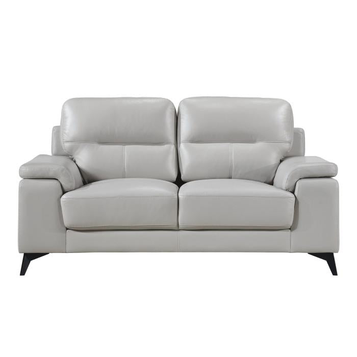 Mischa Loveseat in Silver Gray 9514SVE-2 - U&U Home Budget Furniture (Carteret, NJ)