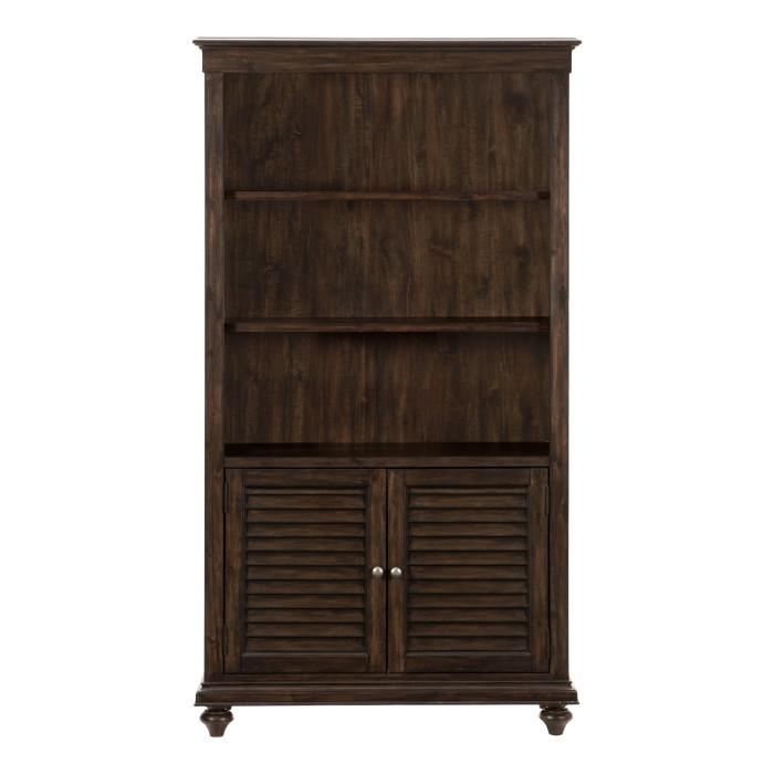 Cardano Bookcase in Charcoal 1689-18 - U&U Home Budget Furniture (Carteret, NJ)