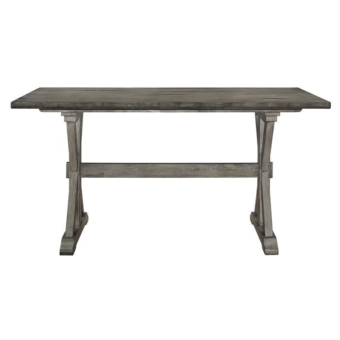 Amsonia Counter Height Dining Table in Gray 5602-36 - U&U Home Budget Furniture (Carteret, NJ)