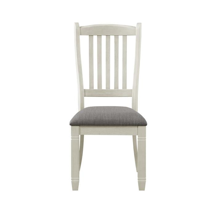 Granby Side Chair in Antique White (Set of 2) - U&U Home Budget Furniture (Carteret, NJ)