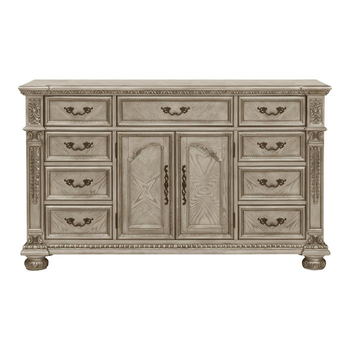 Catalonia Dresser in Platinum Gold 1824PG-5 - U&U Home Budget Furniture (Carteret, NJ)