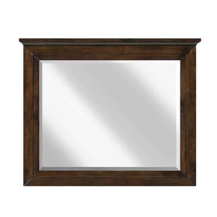 Eunice Mirror in Espresso 1844DC-6 - U&U Home Budget Furniture (Carteret, NJ)