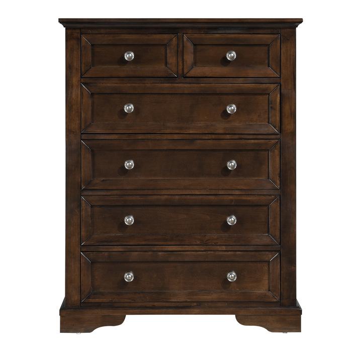 Eunice Chest in Espresso 1844DC-9 - U&U Home Budget Furniture (Carteret, NJ)