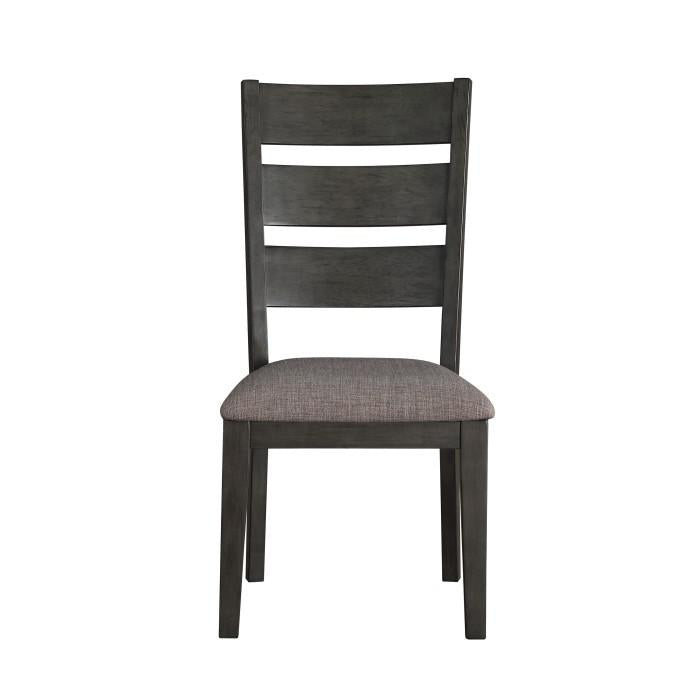 Baresford Side Chair in Gray (Set of 2) - U&U Home Budget Furniture (Carteret, NJ)