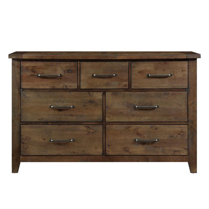 Jerrick Dresser in Burnished Brown 1957-5 - U&U Home Budget Furniture (Carteret, NJ)