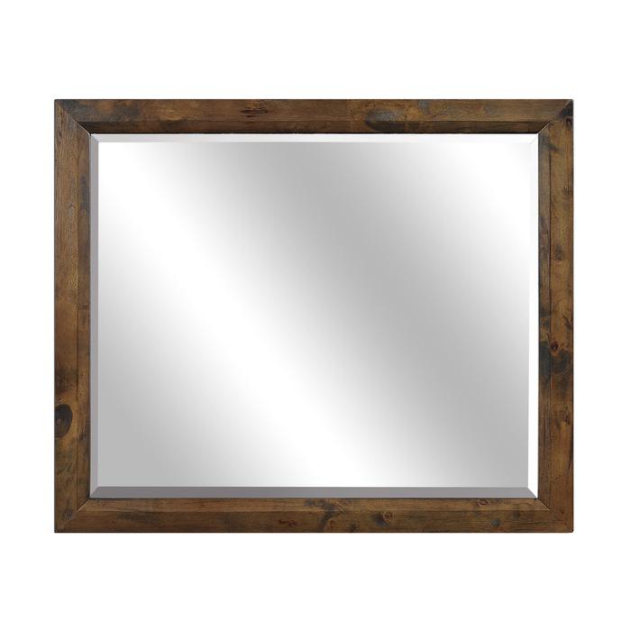 Jerrick Mirror in Burnished Brown 1957-6 - U&U Home Budget Furniture (Carteret, NJ)