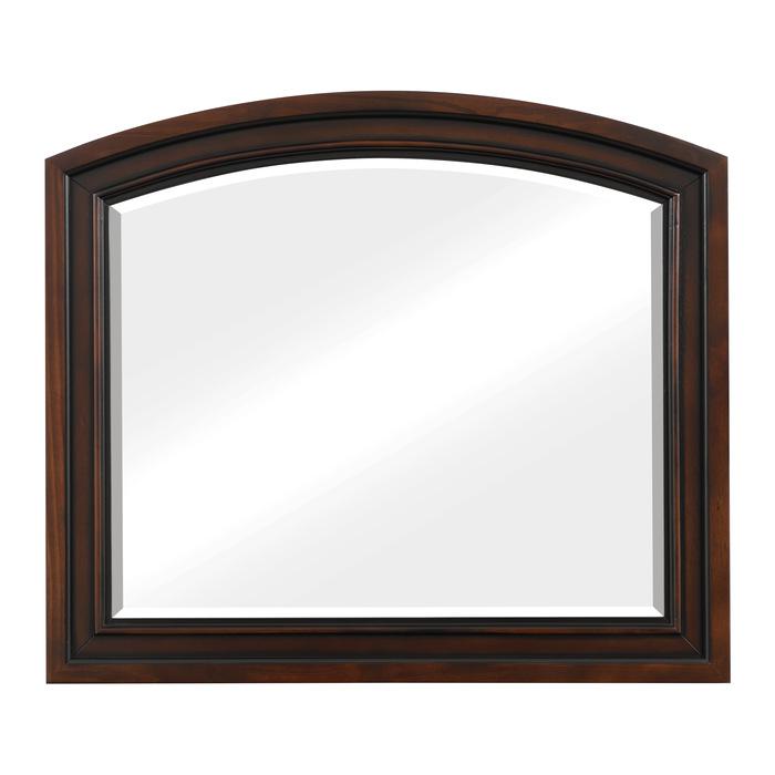 Cumberland Mirror in Brown Cherry 2159-6 - U&U Home Budget Furniture (Carteret, NJ)
