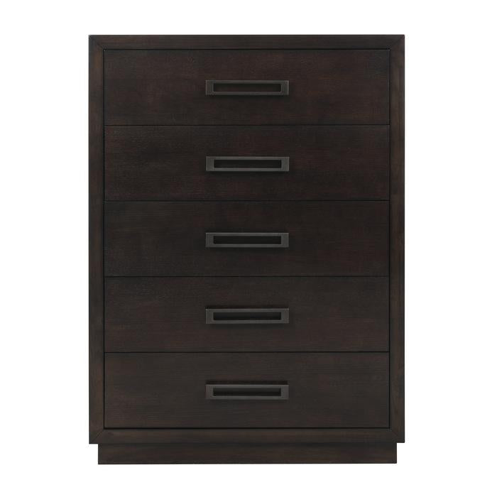 Larchmont Chest in Charcoal 5424-9 - U&U Home Budget Furniture (Carteret, NJ)