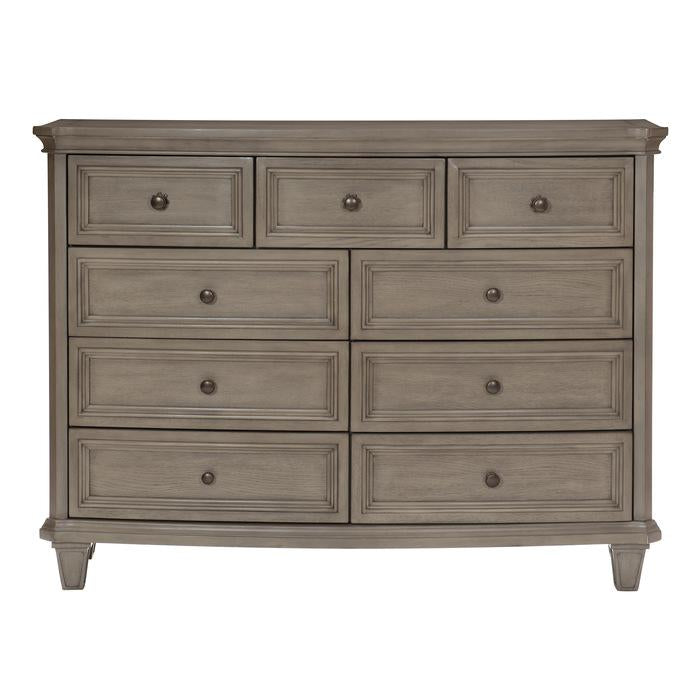 Vermillion Dresser in Gray 5442-5 - U&U Home Budget Furniture (Carteret, NJ)