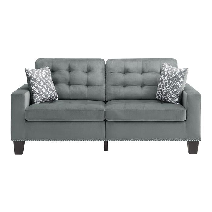 Lantana Sofa in Gray 9957GY-3 - U&U Home Budget Furniture (Carteret, NJ)