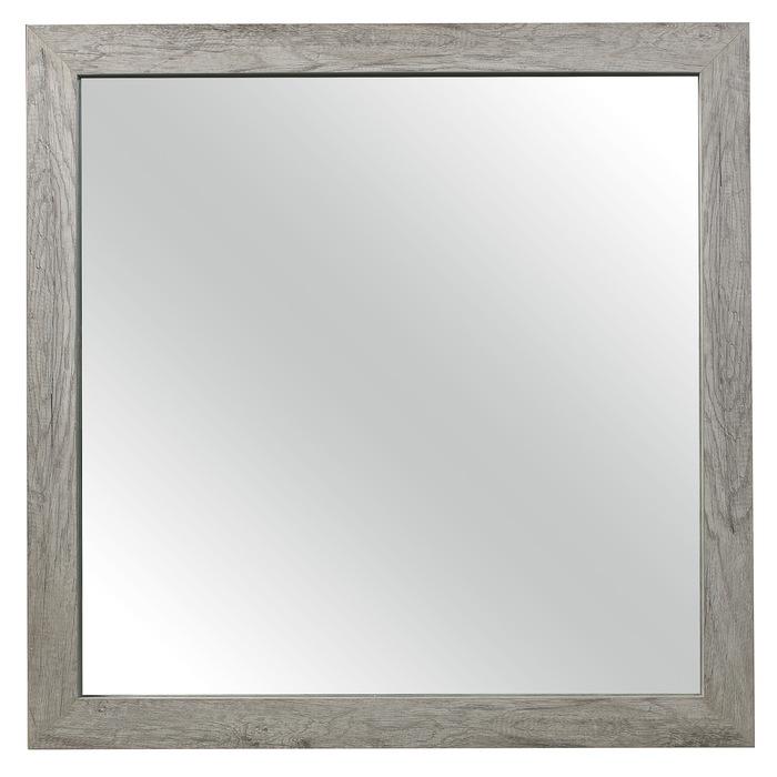 Mandan Mirror in Weathered Gray 1910GY-6 - U&U Home Budget Furniture (Carteret, NJ)