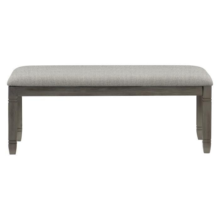 Granby Bench in Antique Gray 5627GY-13 - U&U Home Budget Furniture (Carteret, NJ)
