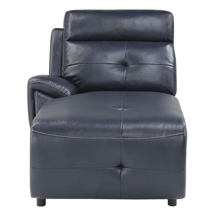 Avenue Left Side Chaise in Navy 9469NVB-LC - U&U Home Budget Furniture (Carteret, NJ)