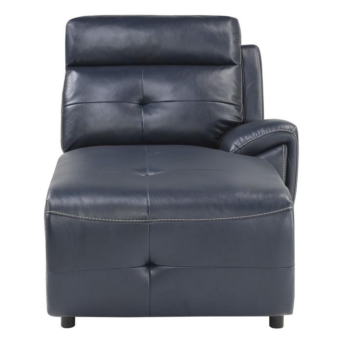 Avenue Right Side Chaise in Navy 9469NVB-RC - U&U Home Budget Furniture (Carteret, NJ)