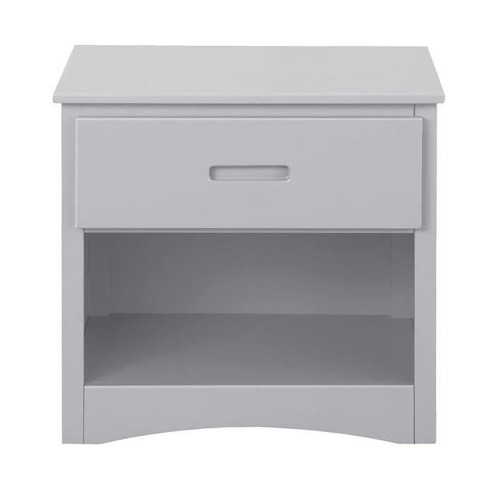 Orion 1 Drawer Night Stand in Gray B2063-4 - U&U Home Budget Furniture (Carteret, NJ)