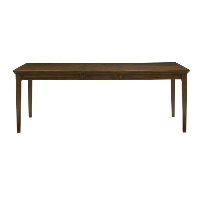 Frazier Park Dining Table in Dark Cherry 1649-82 - U&U Home Budget Furniture (Carteret, NJ)