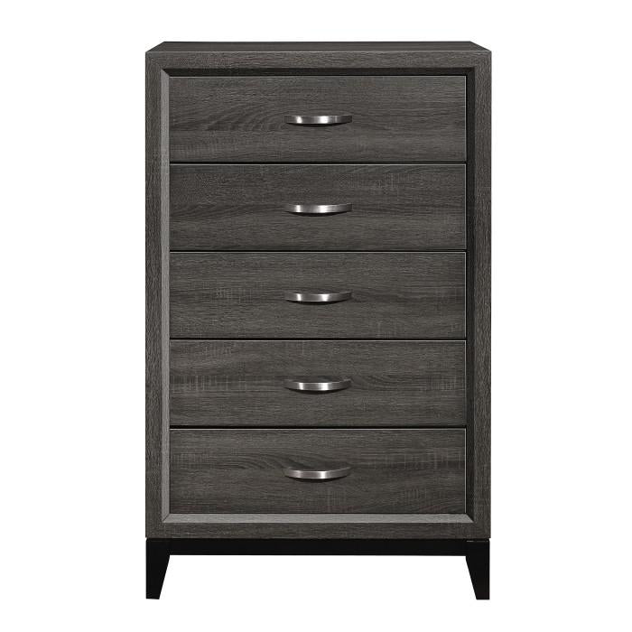 Davi Chest in Gray 1645-9 - U&U Home Budget Furniture (Carteret, NJ)