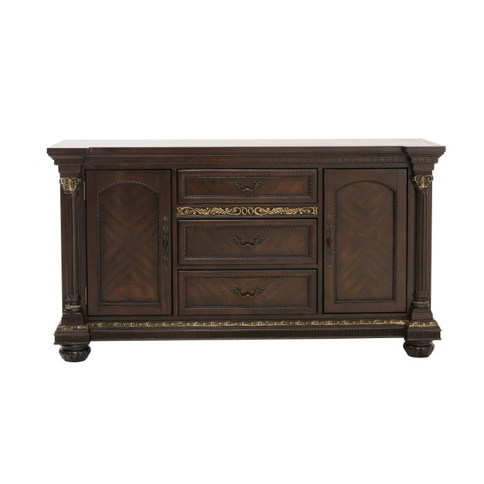 Russian Hill Buffet/Server in Cherry 1808-55 - U&U Home Budget Furniture (Carteret, NJ)