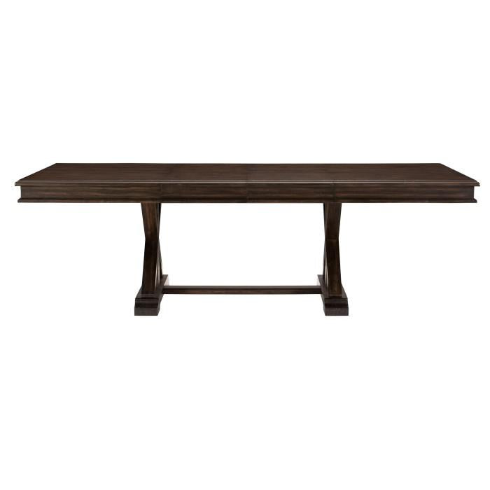 Cardano Dining Table in Charcoal 1689-96* - U&U Home Budget Furniture (Carteret, NJ)