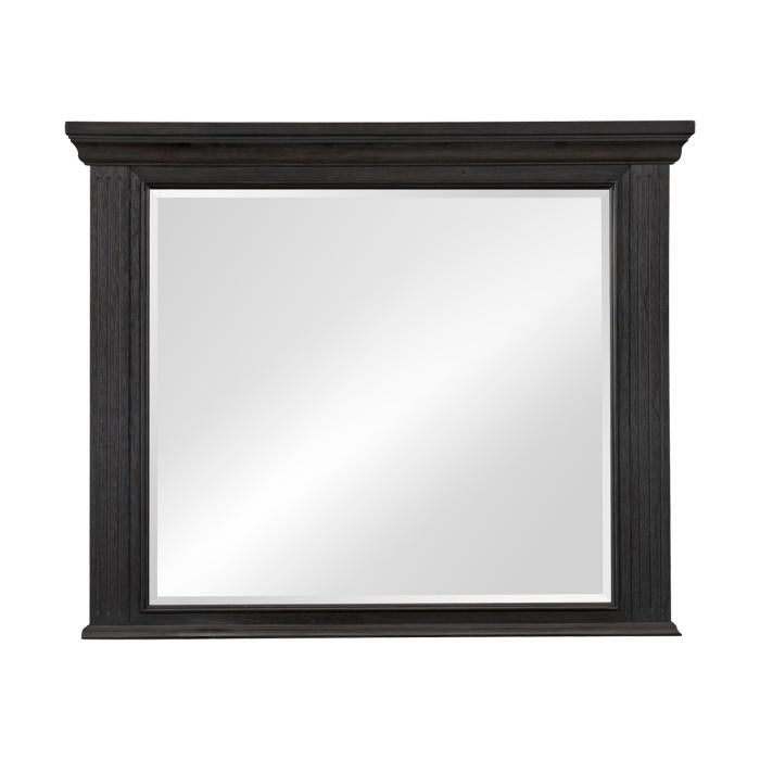 Bolingbrook Mirror in Coffee 1647-6 - U&U Home Budget Furniture (Carteret, NJ)