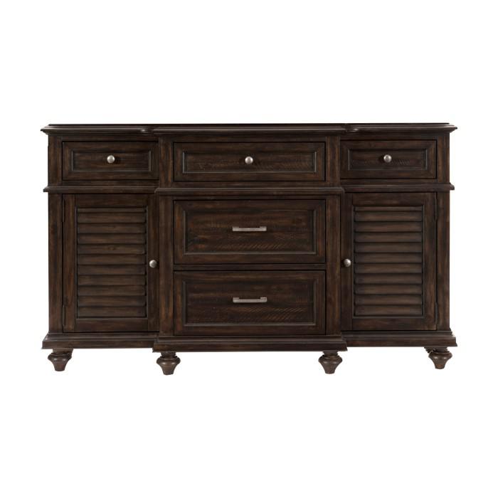 Cardano Buffet/Server in Charcoal 1689-55 - U&U Home Budget Furniture (Carteret, NJ)