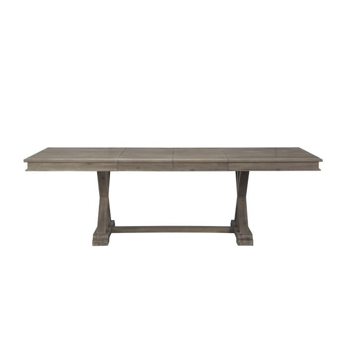 Cardano Dining Table in Light Brown 1689BR-96* - U&U Home Budget Furniture (Carteret, NJ)
