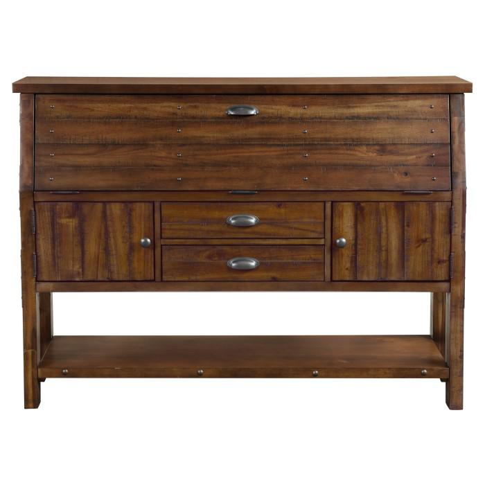 Holverson Buffet/Server in Rustic Brown 1715-55 - U&U Home Budget Furniture (Carteret, NJ)