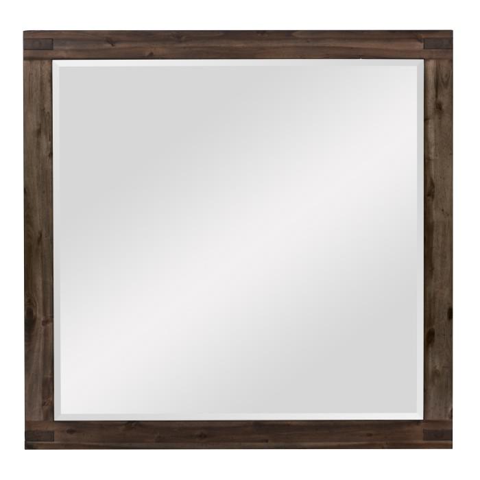 Parnell Mirror in Rustic Cherry 1648-6 - U&U Home Budget Furniture (Carteret, NJ)
