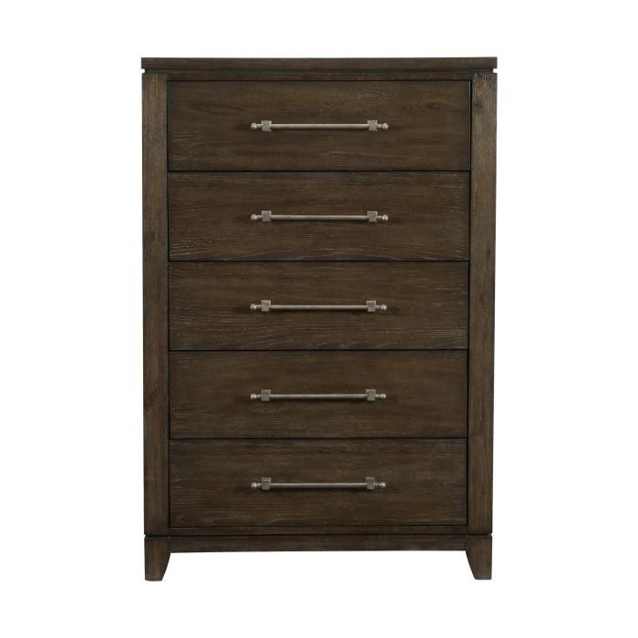 Griggs Chest in Dark Brown 1669-9 - U&U Home Budget Furniture (Carteret, NJ)