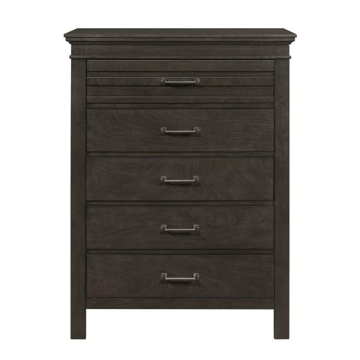 Blaire Farm Chest in Saddle Brown Wood 1675-9 - U&U Home Budget Furniture (Carteret, NJ)