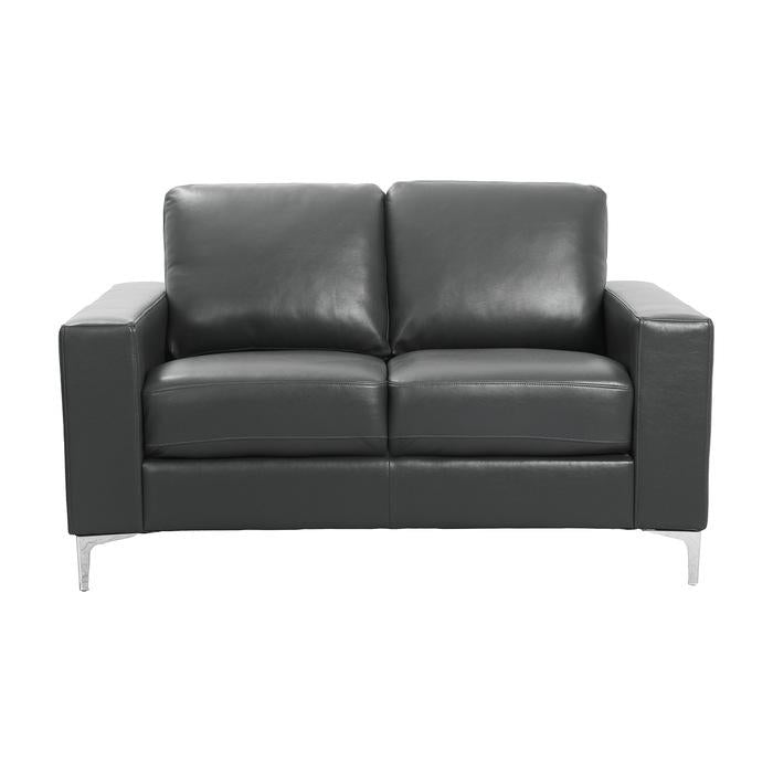 Iniko Loveseat in Gray 8203GY-2 - U&U Home Budget Furniture (Carteret, NJ)