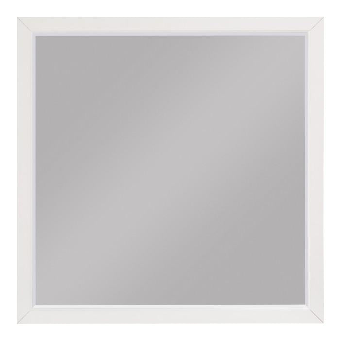 Wellsummer Mirror in White 1803W-6 - U&U Home Budget Furniture (Carteret, NJ)