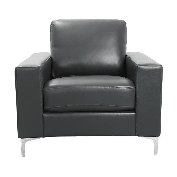 Iniko Chair in Gray 8203GY-1 - U&U Home Budget Furniture (Carteret, NJ)