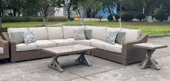 Laguna Heights Outdoor End Table - U&U Home Budget Furniture (Carteret, NJ)
