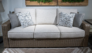 Laguna Heights Outdoor Sofa with Cushion - U&U Home Budget Furniture (Carteret, NJ)