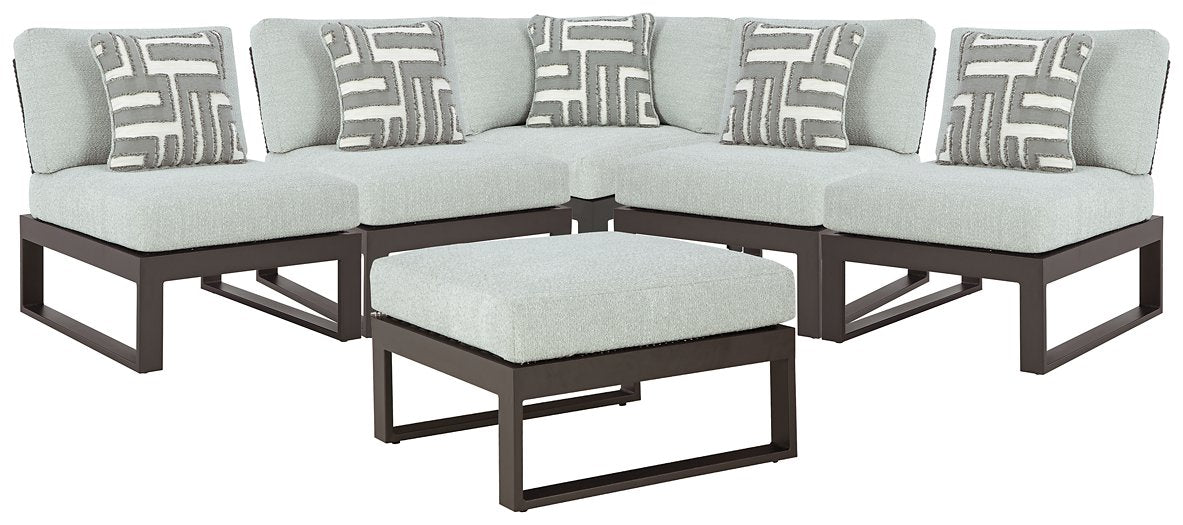 Beachloft Outdoor Seating Set - U&U Home Budget Furniture (Carteret, NJ)