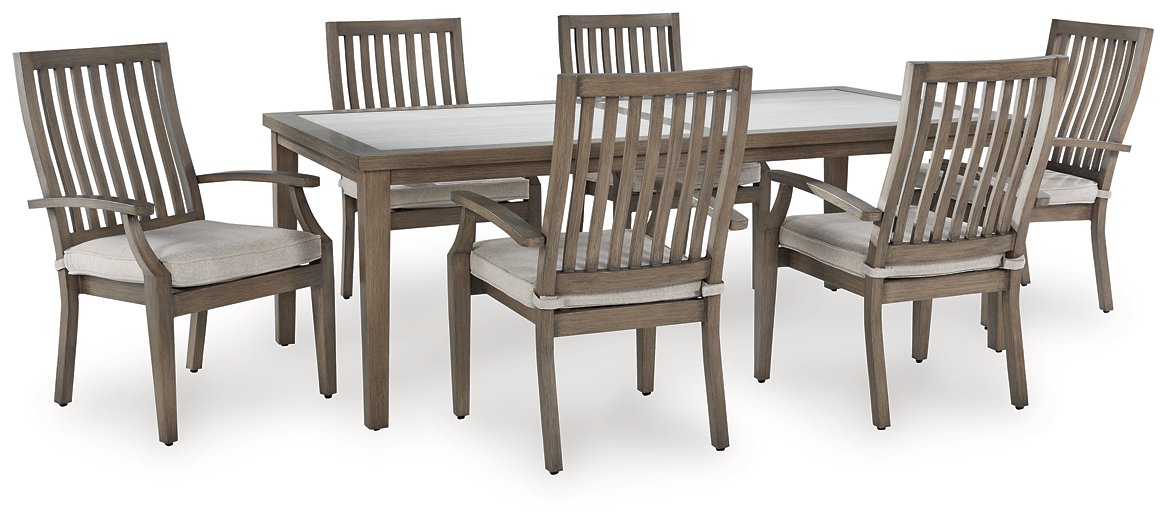 Rainier Ranch Outdoor Dining Package - U&U Home Budget Furniture (Carteret, NJ)