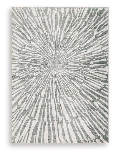 Verland Washable Area Rug - U&U Home Budget Furniture (Carteret, NJ)